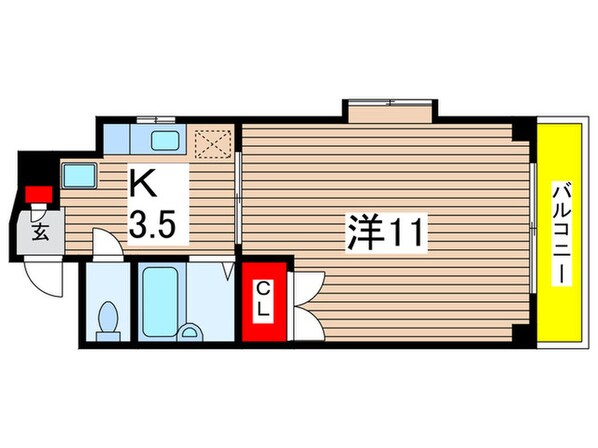 サンライズ松本の物件間取画像